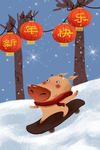 新年插画