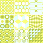 复古矢量线条几何纹理