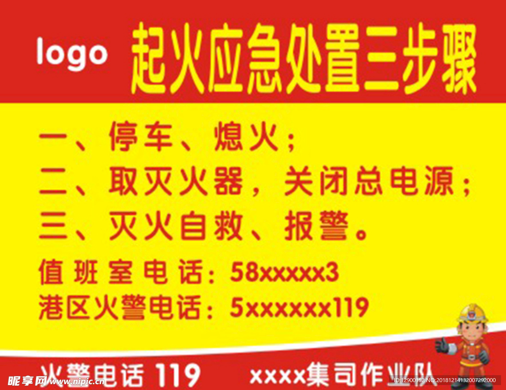 起火应急处置三步骤