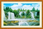 高清影背墙山水画
