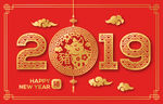 2019猪年海报