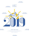 2019猪年海报