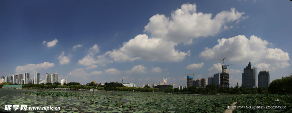 邯郸市龙湖全景