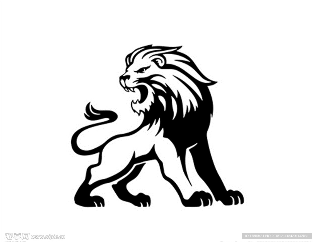 多样式狮子造型标志