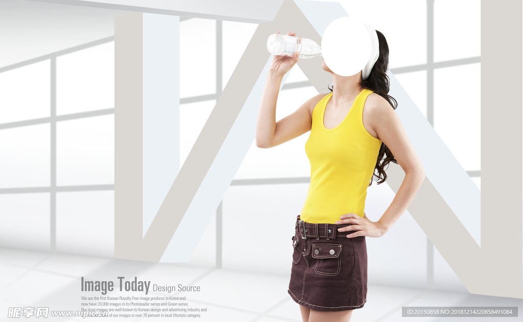 瑜伽海报 瑜伽展板 瑜伽健身