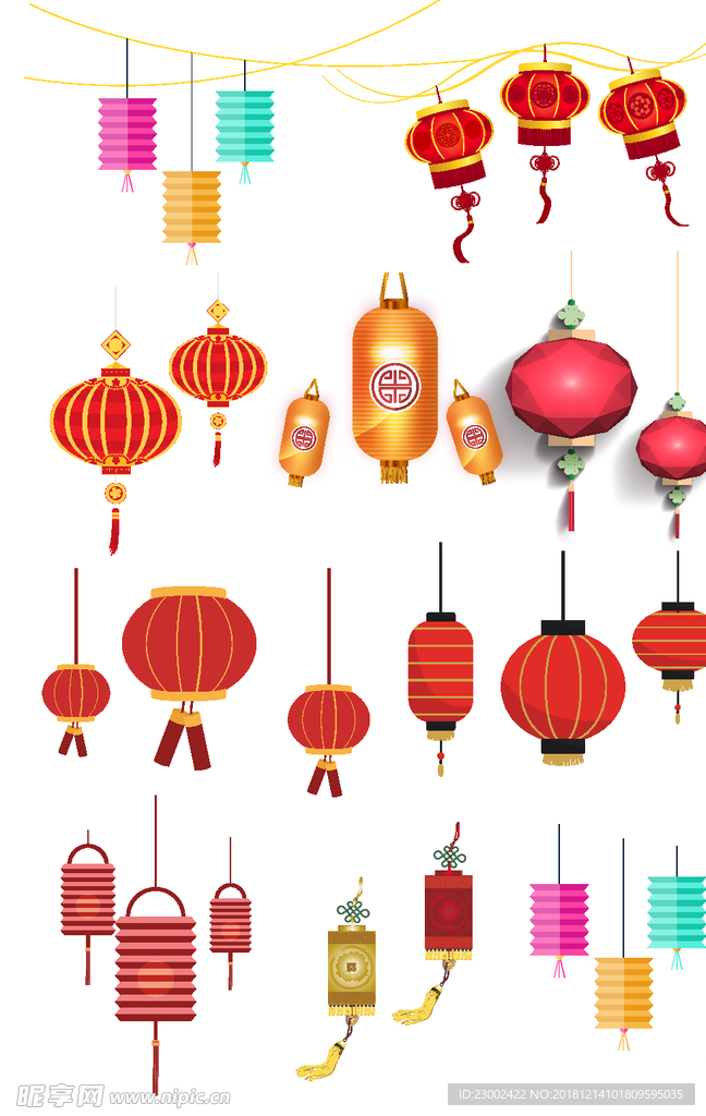 古灯笼素材