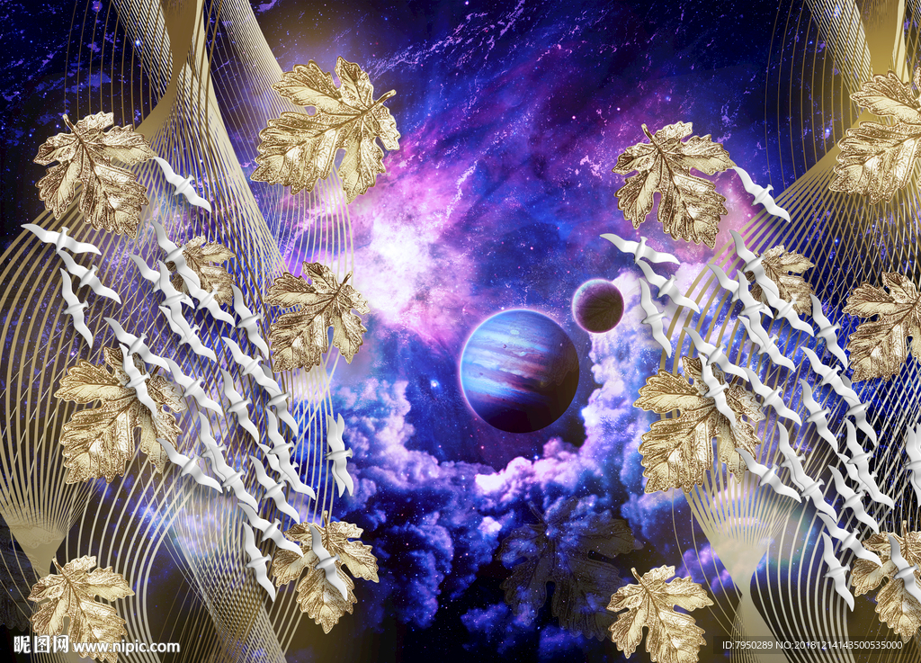 北欧简约背景墙