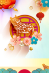 2019猪年背景