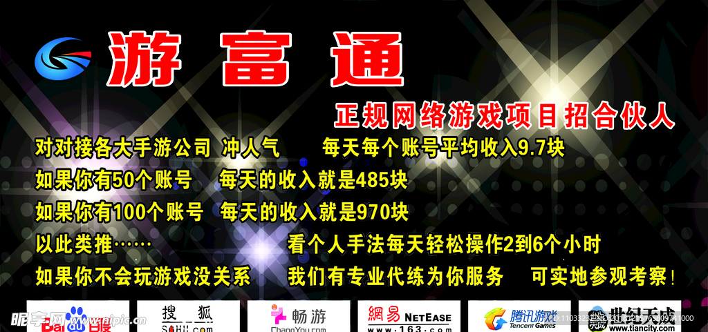 游富通招合伙人