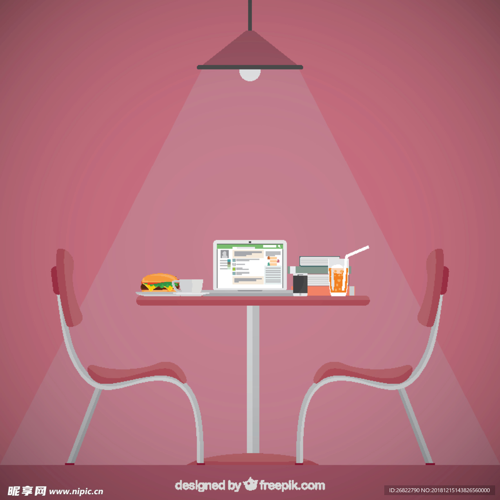 餐厅家具插图