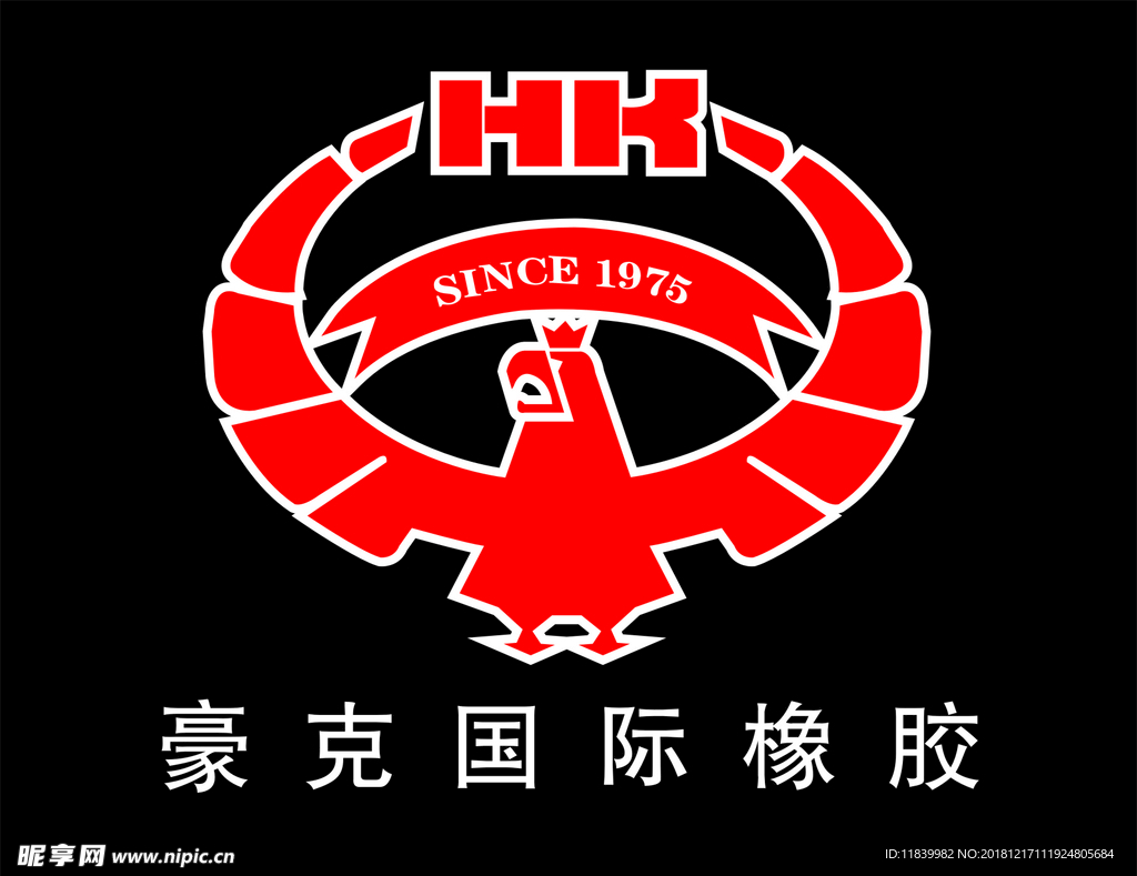 豪克国际橡胶LOGO