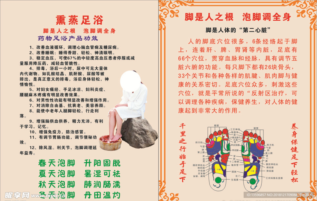 熏蒸足浴
