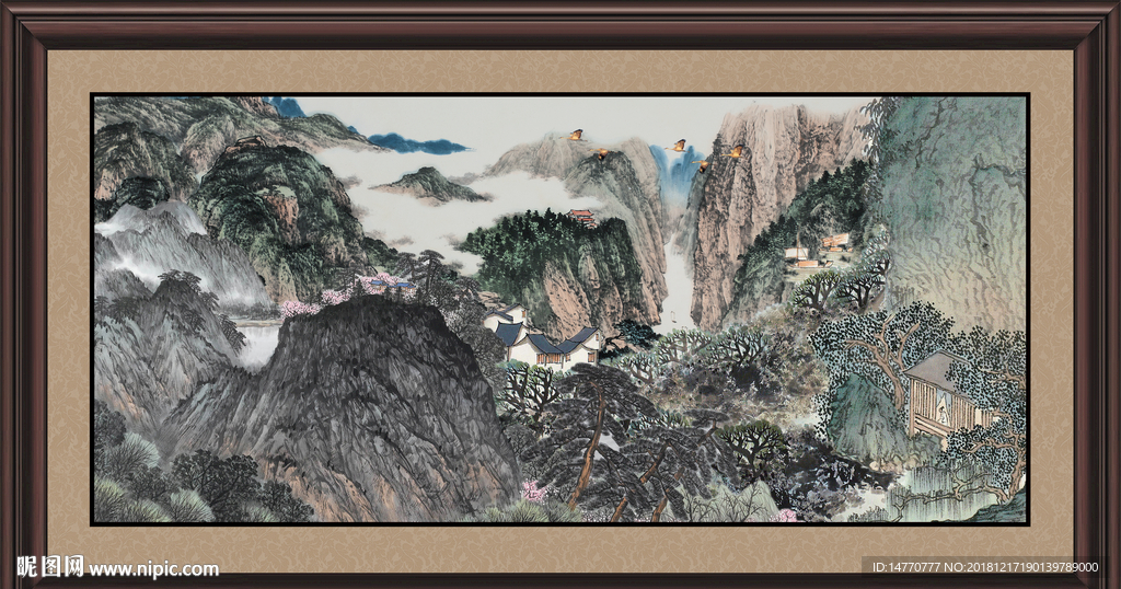 山水国画