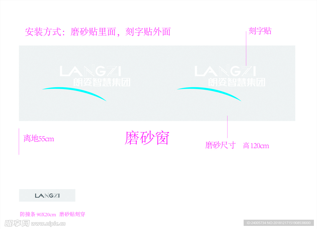 磨砂贴和防撞条