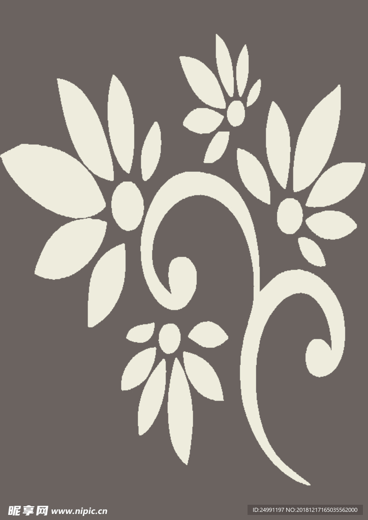 矢量花纹