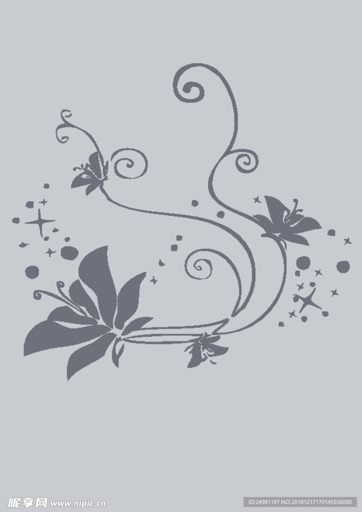 矢量花纹