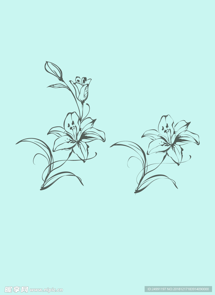 矢量花纹