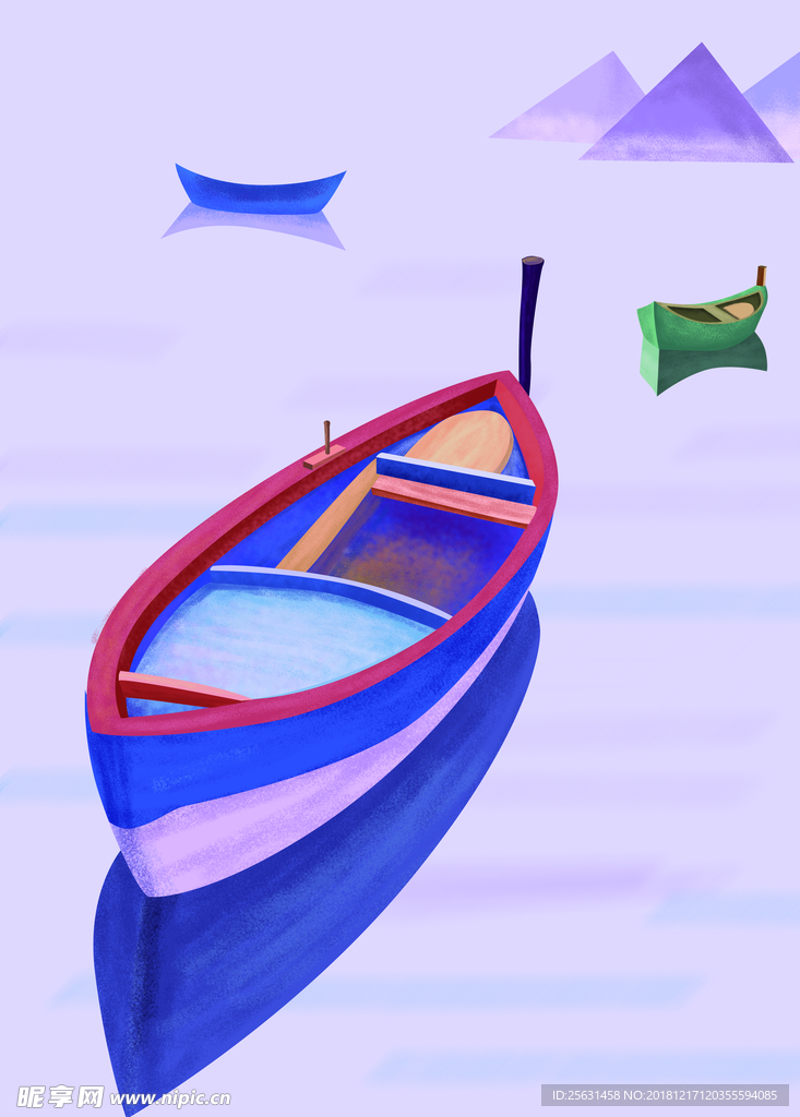 插画船