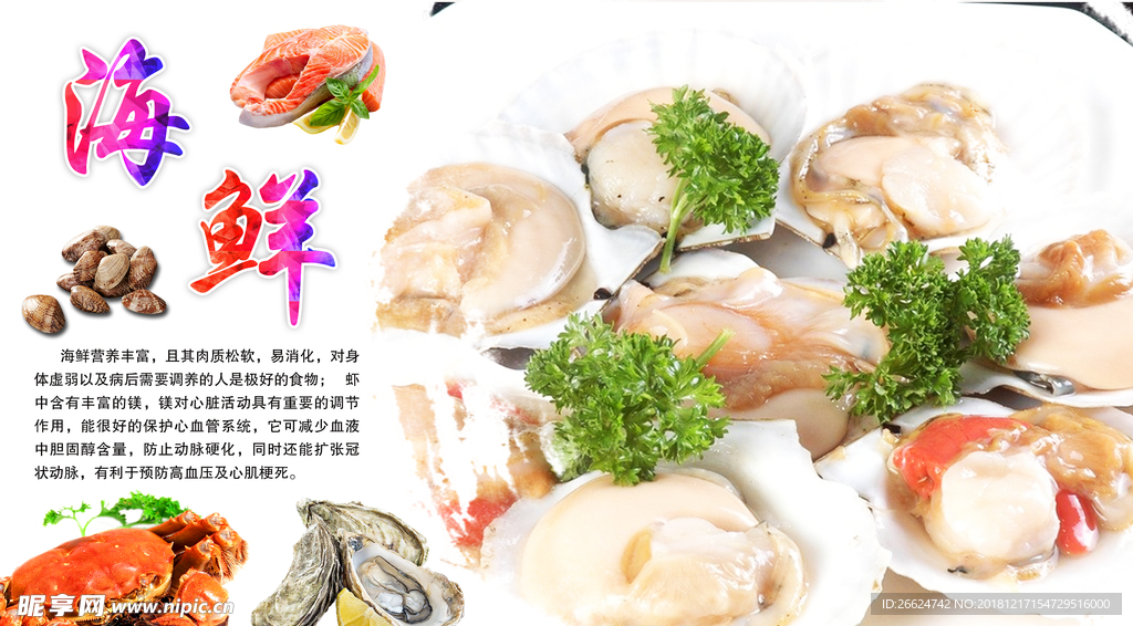 扇贝海报