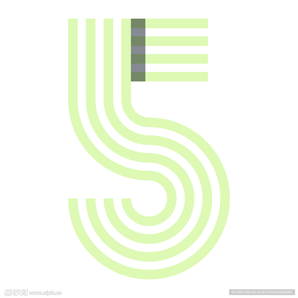 卡通数字