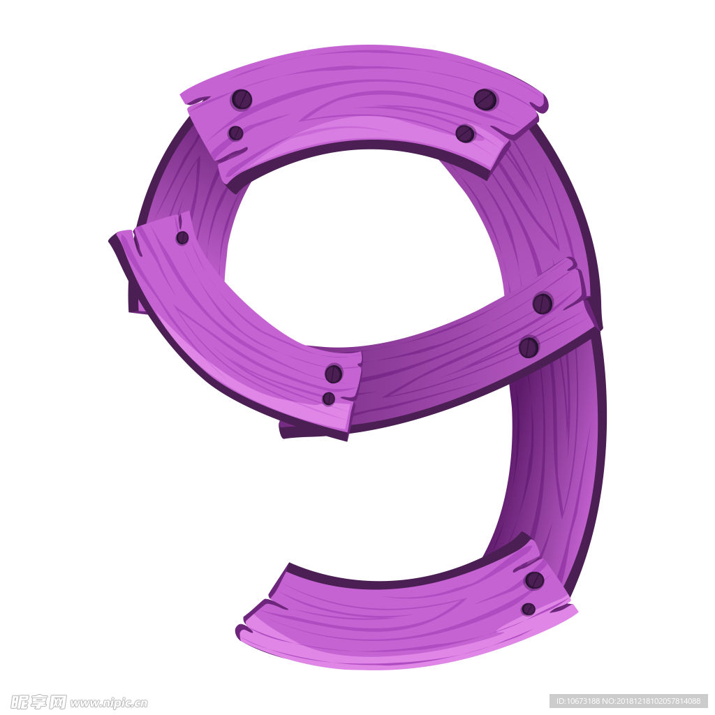 卡通数字