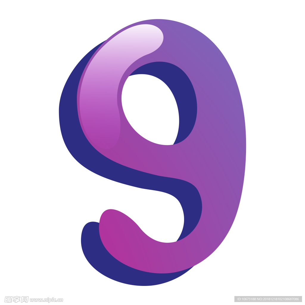 卡通数字
