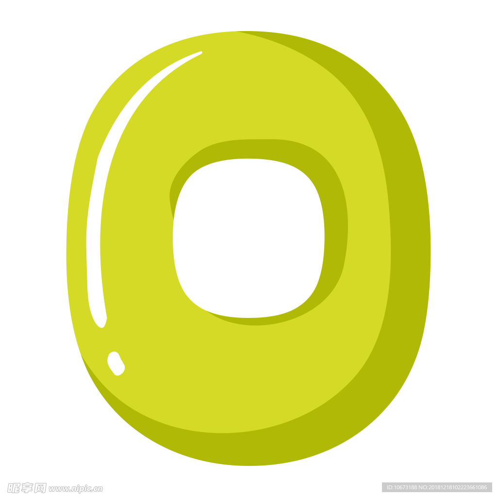 卡通数字