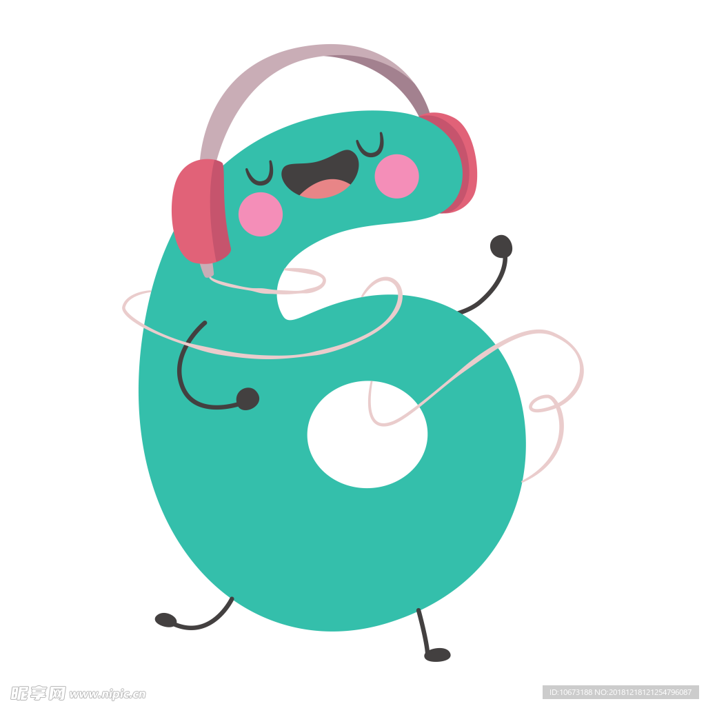 卡通数字图片