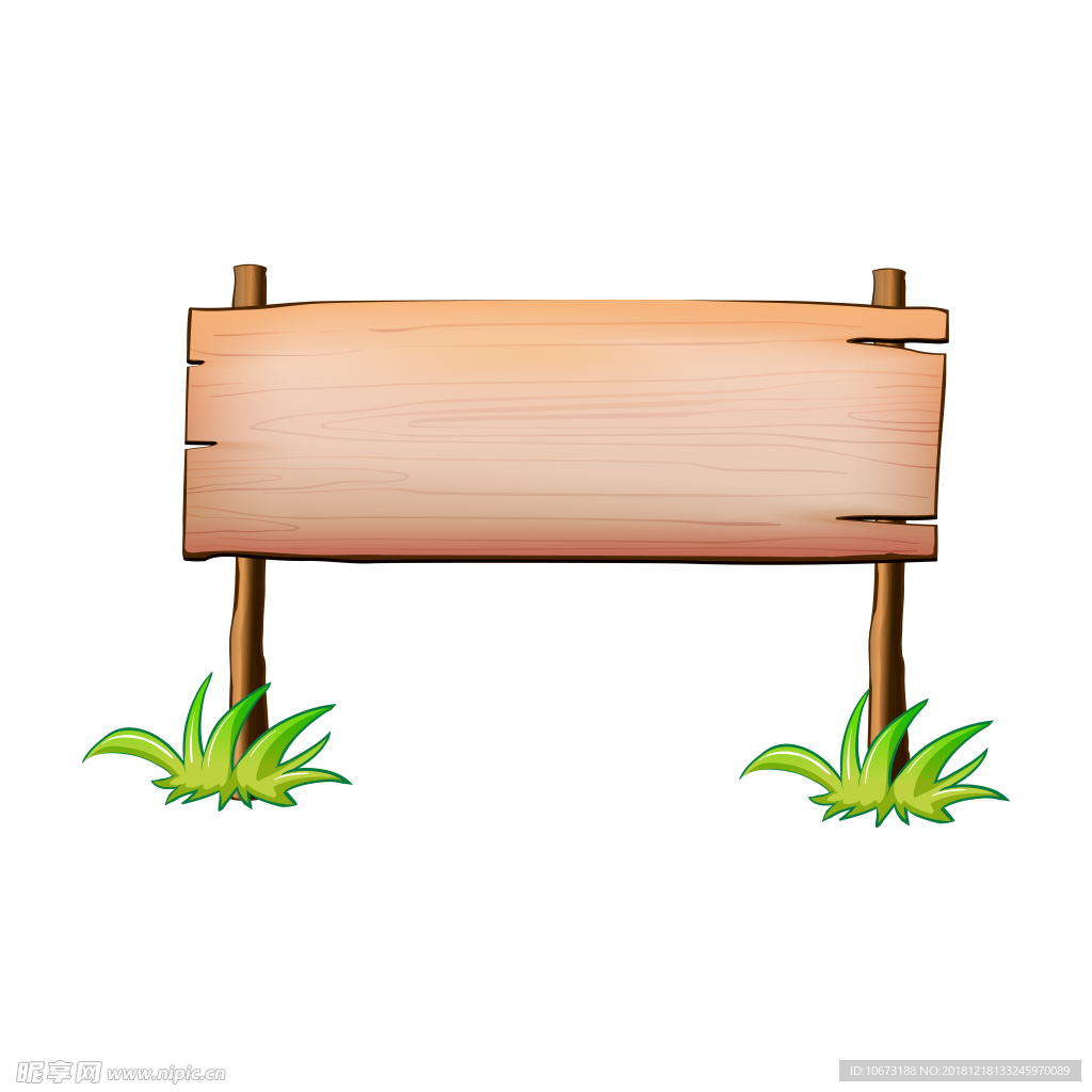 木指示牌图片