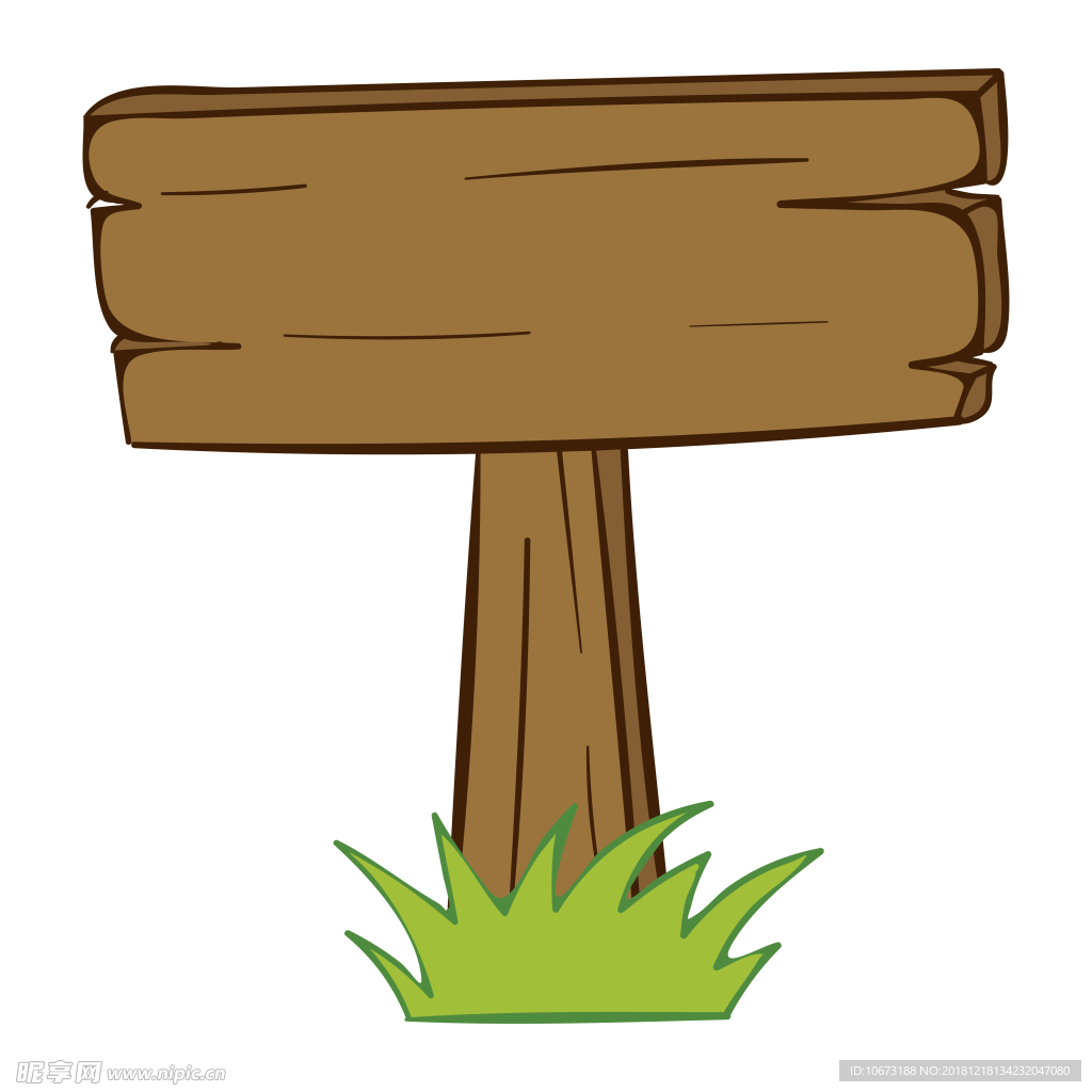 木指示牌图片