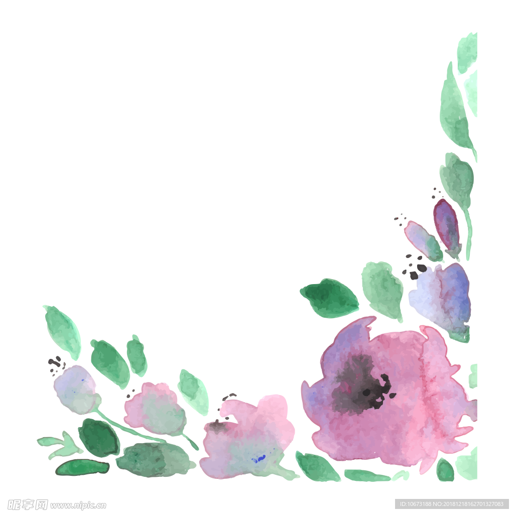 卡通花环图片