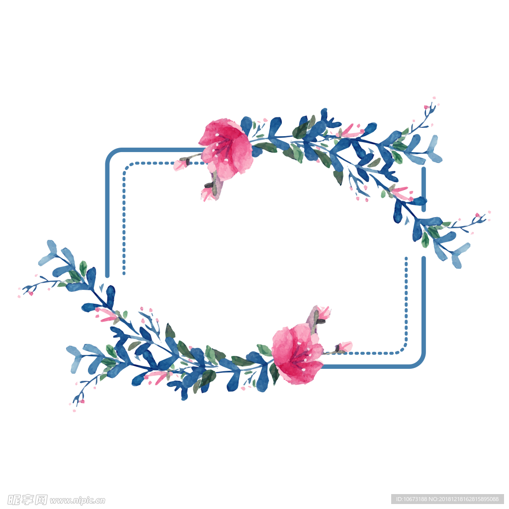 卡通花环图片