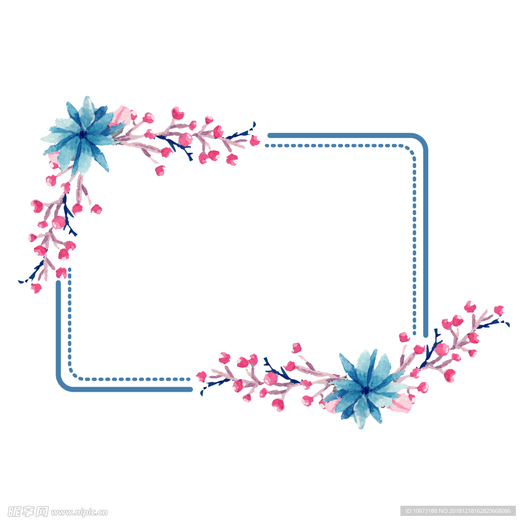 卡通花环图片