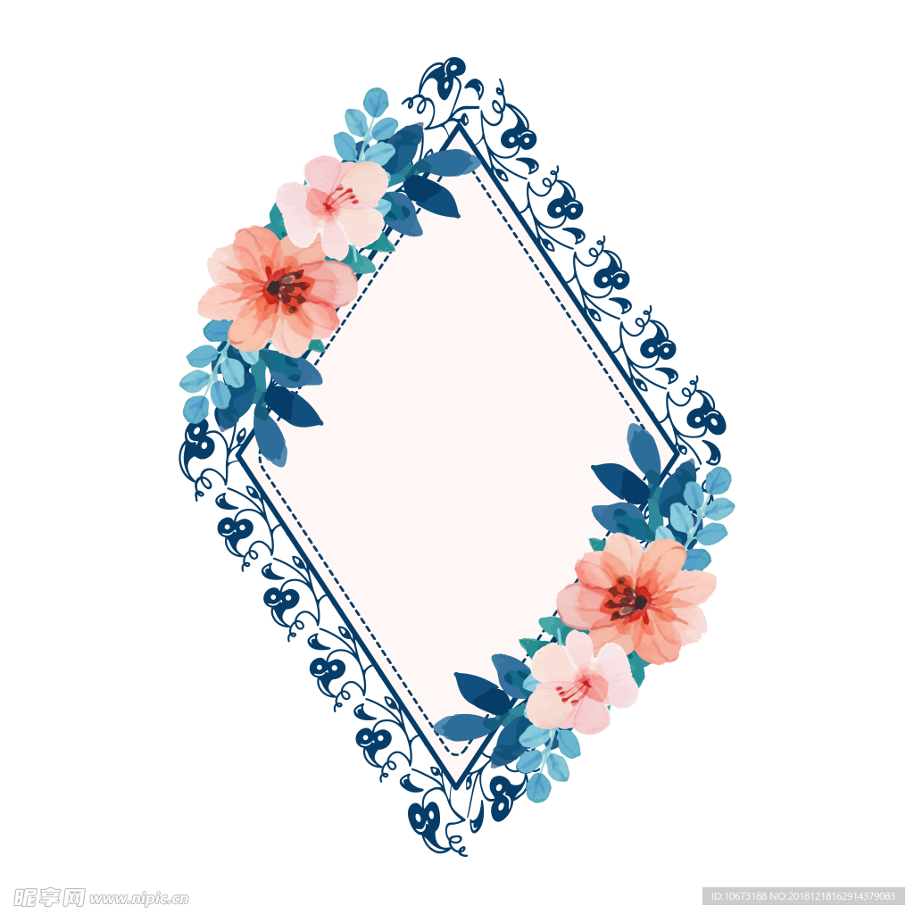 卡通花环图片