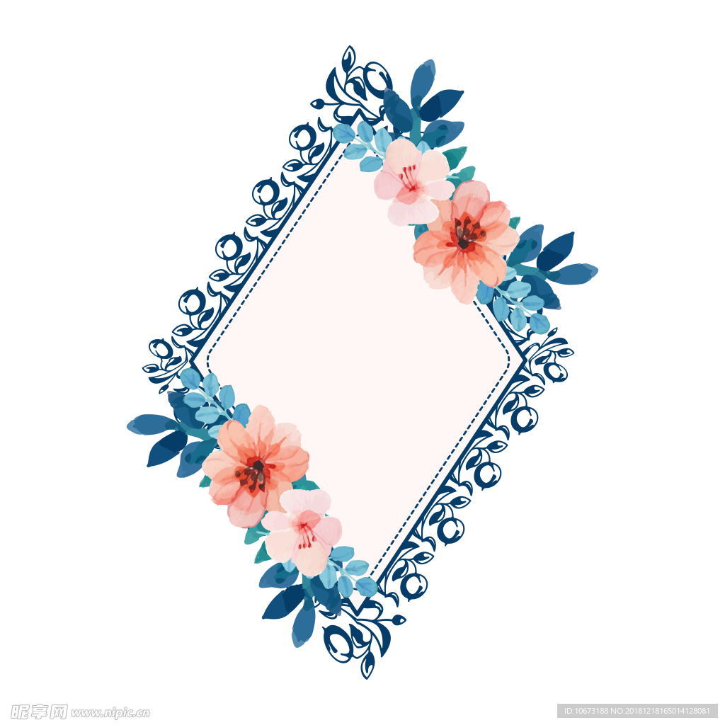卡通花环图片