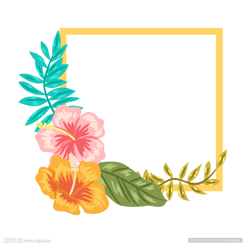 卡通花环图片