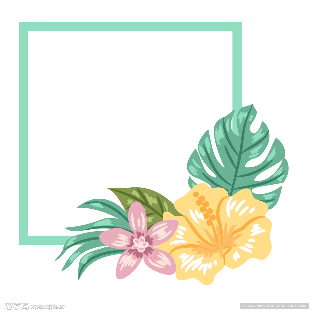 卡通花环图片