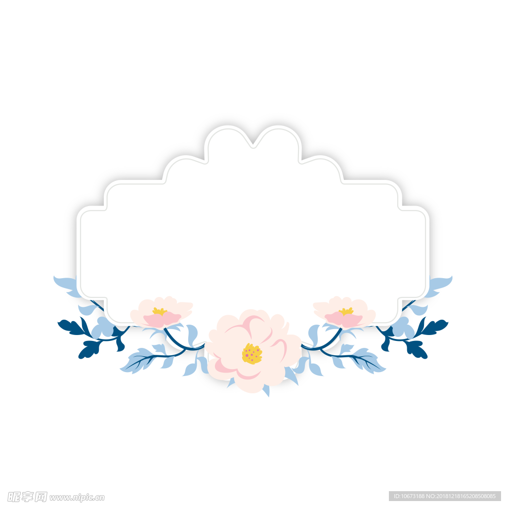 卡通花环图片