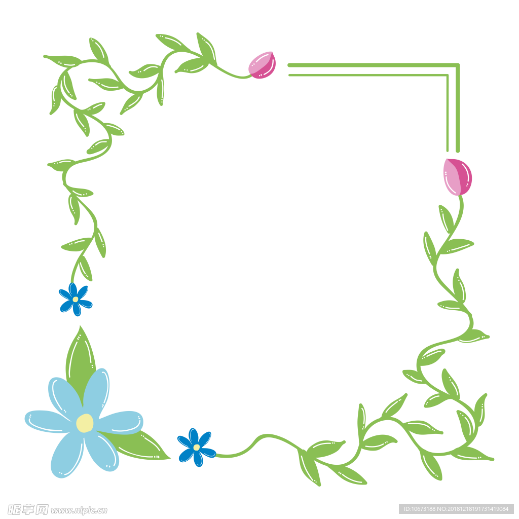 卡通花环图片