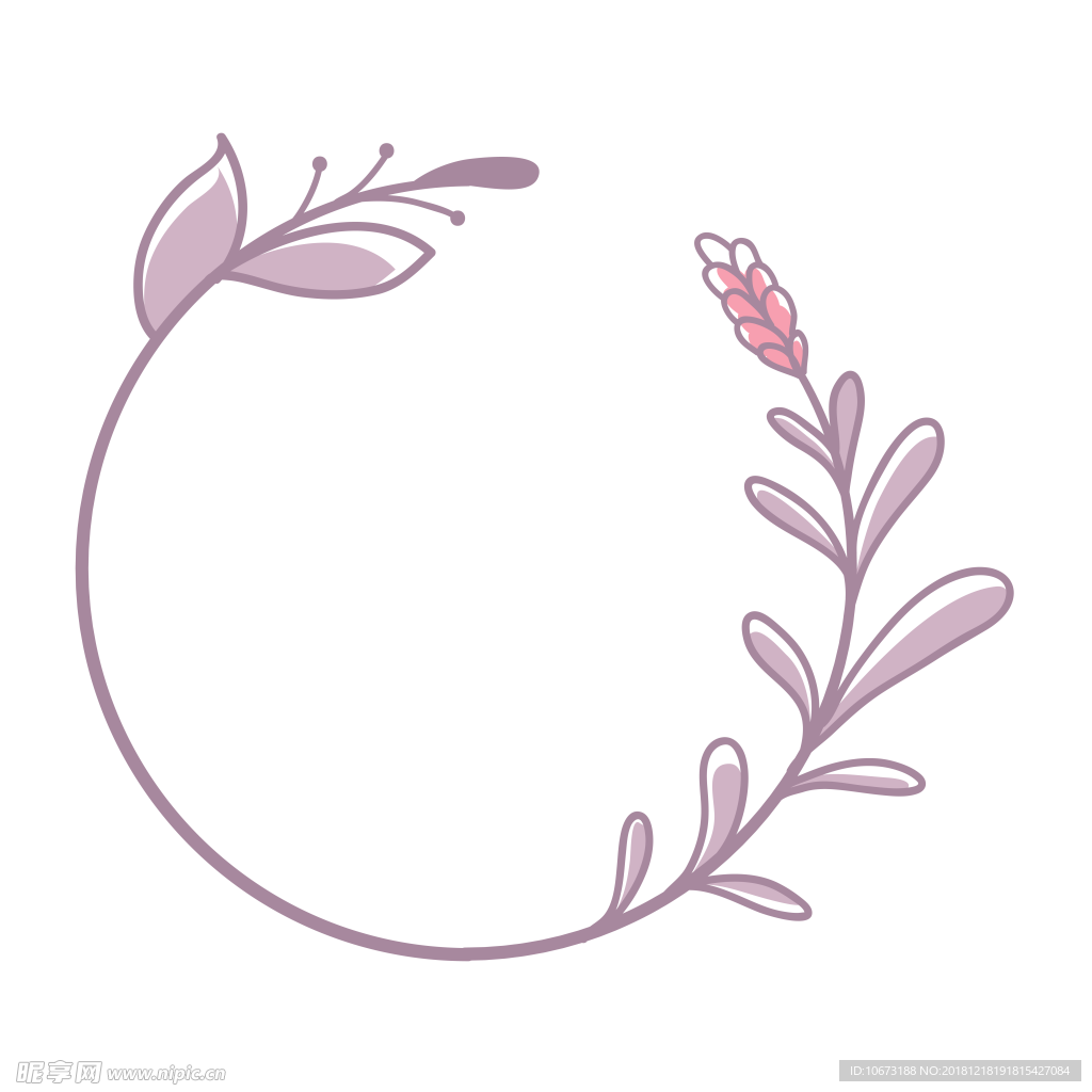卡通花环图片