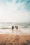 海边沙滩大海
