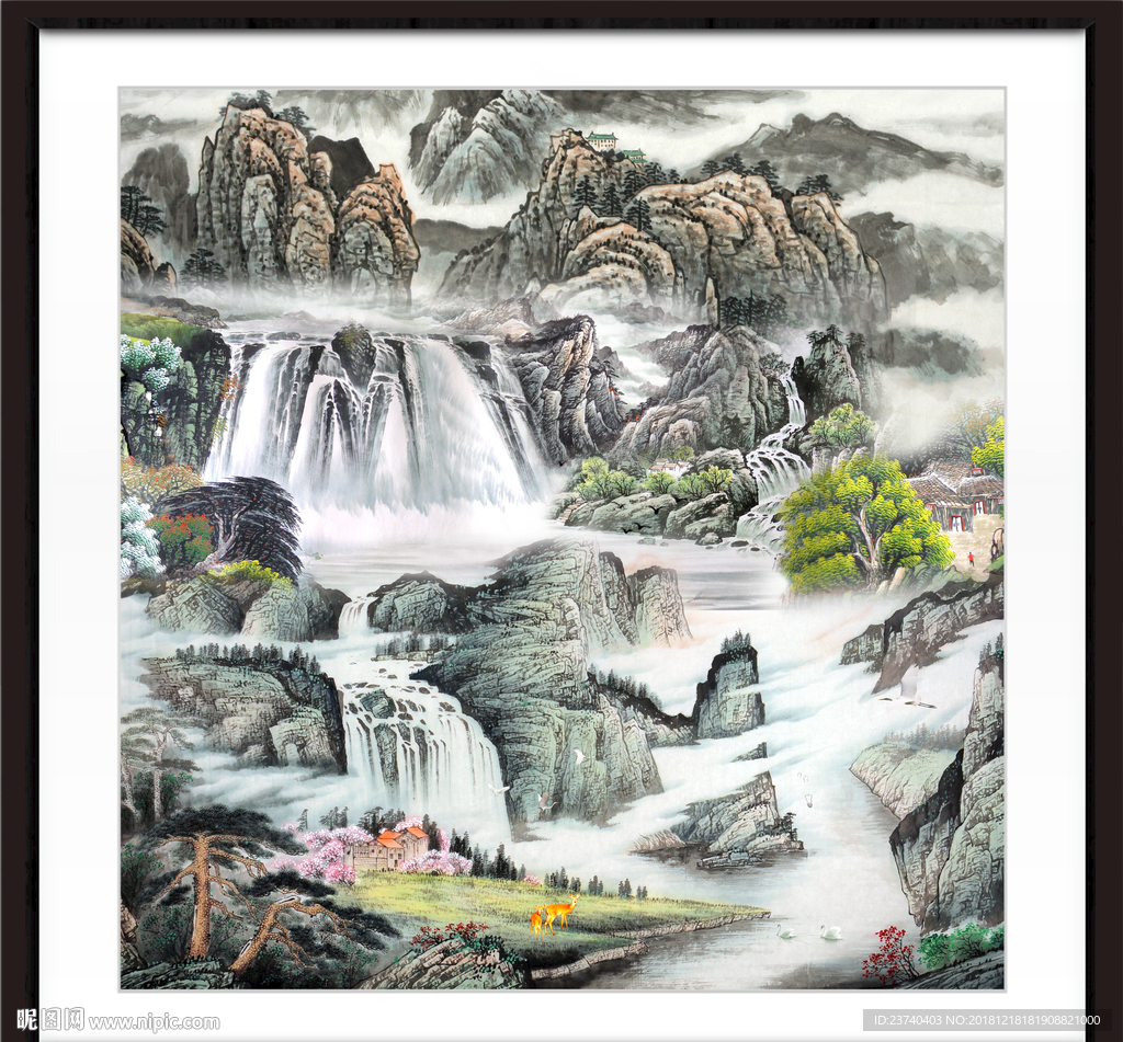 山水风景国画