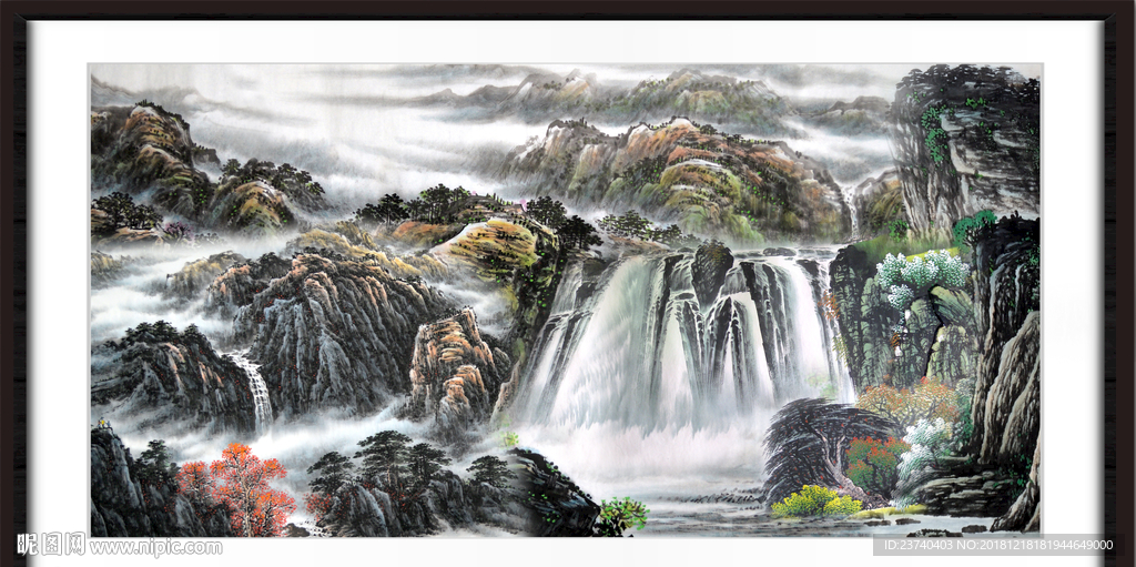 山水风景国画