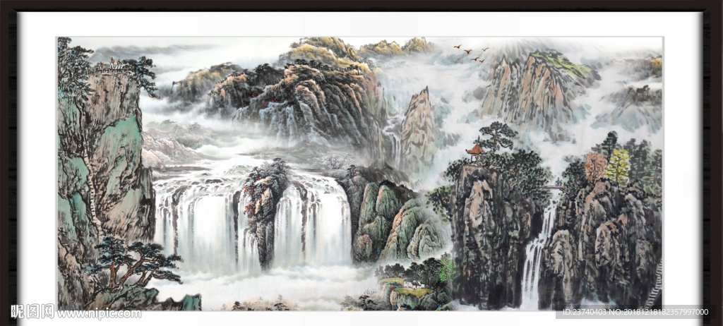山水风景国画