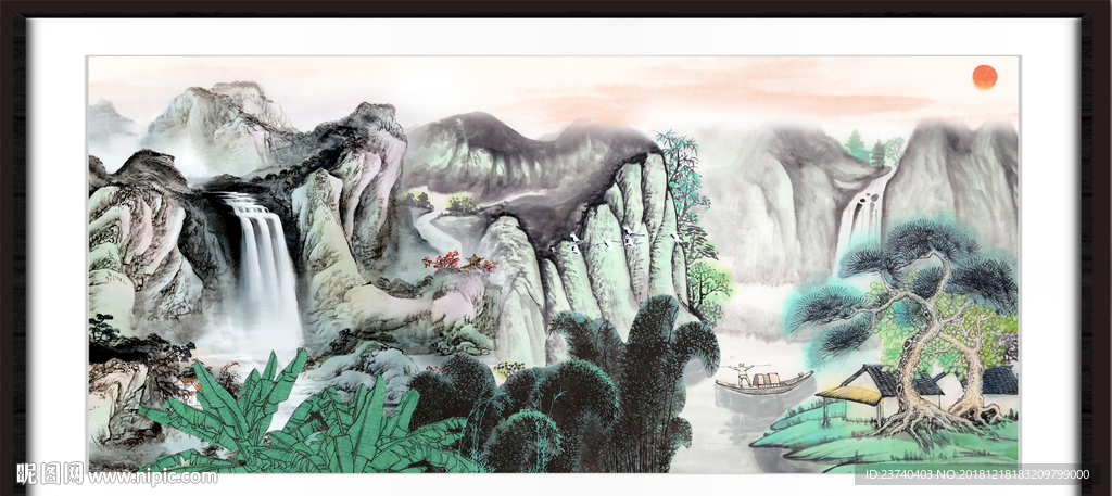 山水风景国画