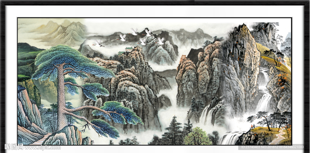 山水风景国画