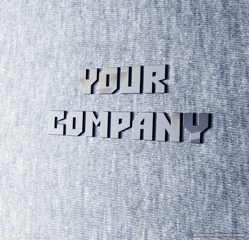 金属LOGO样机