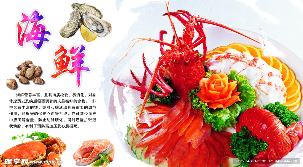 龙虾海报