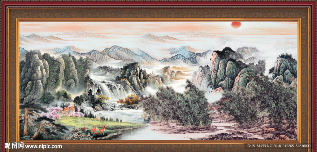 国画山水