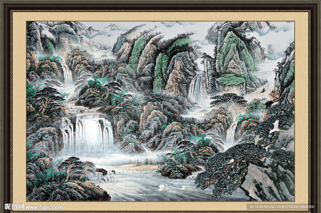 山水国画
